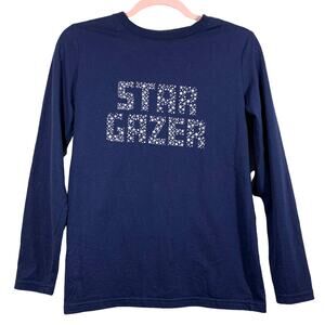 CAT & JACK Kids Navy Star Gazer Graphic Long Sleeve T-shirt Large